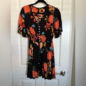 Summer Floral Midi Dress